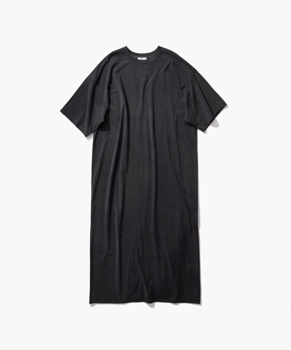 【エイトン/ATON】のHARD WASHED SUVIN オーバーサイズTシャツドレス インテリア・キッズ・メンズ・レディースファッション・服の通販 founy(ファニー) 　ファッション　Fashion　レディースファッション　Fashion for Women　ワンピース　Dresses　フォーマル・パーティードレス・結婚式用ドレス　Elegant & Casual Dresses　インド　Indian Textile　シンプル　Simple, Minimal　タンク　Tank Top, Sleeveless Top　ドレス　Dress, One-Piece　ドレープ　Drape, Draping Fabric　ヴィンテージ　Vintage Style　エレガント 上品　Elegant　夏　Summer　春　Spring　S/S・春夏　SS, Spring/Summer, Warm Season　CHARCOAL GRAY|ID: prp329100004846695 ipo3291000000035380207