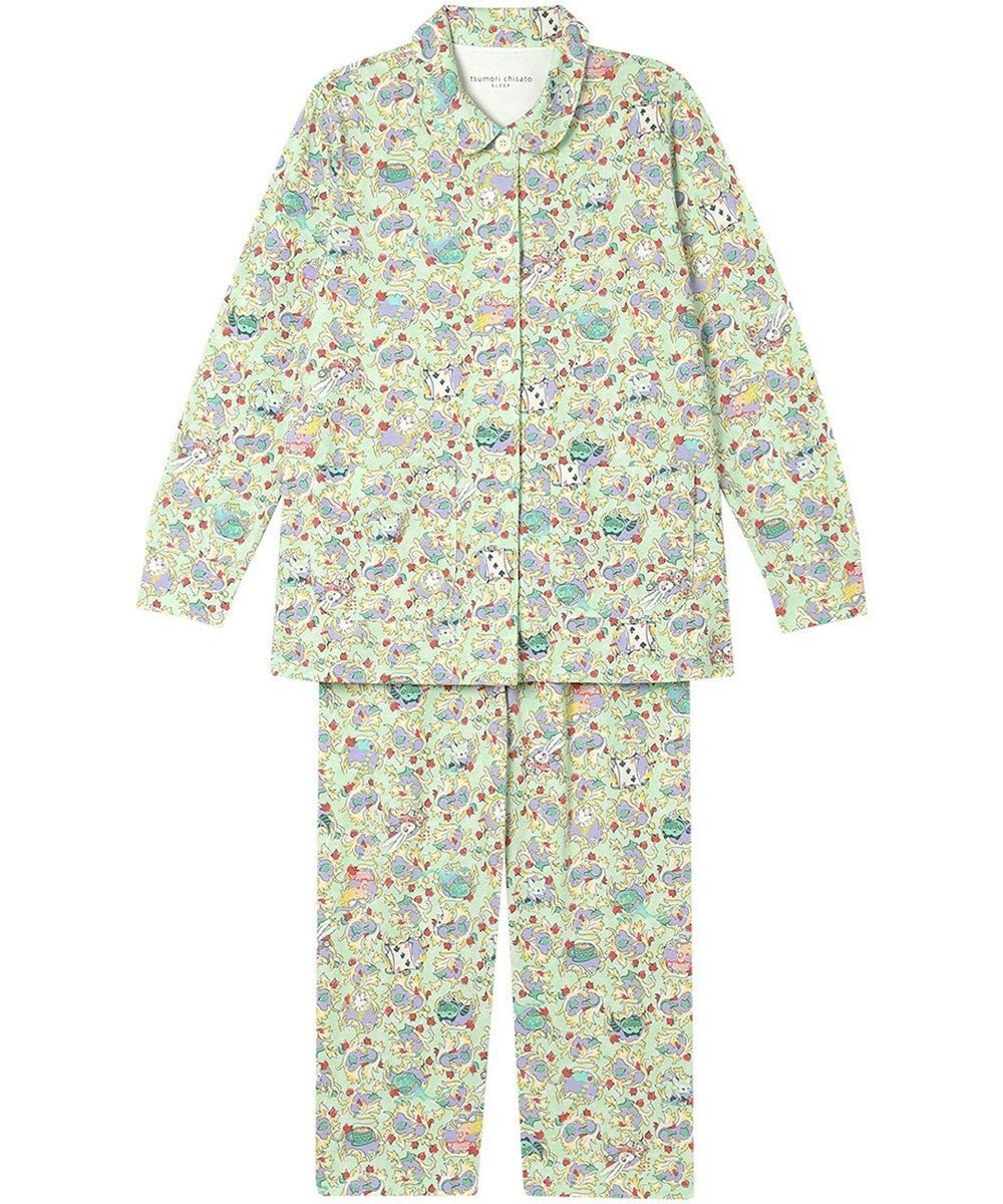 【ツモリチサト スリープ/tsumori chisato SLEEP】のツモリチサト パジャマ 綿100%(本体) 天竺素材 長袖 9分丈 レディース UDX592 /ワコール 人気、トレンドファッション・服の通販 founy(ファニー) 　ファッション　Fashion　レディースファッション　Fashion for Women　トップス・カットソー　Cut & Sew Tops　パジャマ　Pajamas, Sleepwear　ボトム　Bottoms, Lower Wear　長袖　Long Sleeve, Full Sleeve　 other-1|ID: prp329100004846702 ipo3291000000036223670