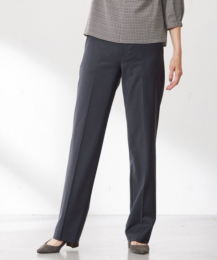 【ジェイ プレス/J.PRESS】の【セットアップ対応】BAHARIYE ストレート パンツ インテリア・キッズ・メンズ・レディースファッション・服の通販 founy(ファニー) https://founy.com/ ファッション Fashion レディースファッション Fashion for Women セットアップ Matching Sets レディースパンツ・ボトムス Pants & Trousers / Bottoms ジャケット Jacket, Outerwear ストレッチ Stretch, Stretchy Fabric ストレート Straight, Straight Cut セットアップ Set-Up, Coordinated Outfit センター Center, Center Line ハンド Hand, Handmade バランス Balance, Style Balance ポケット Pocket, Pocket Detail 無地 Plain, Solid Color A/W・秋冬 Autumn/Winter |ID: prp329100004846720 ipo3291000000036250383