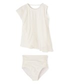 【三愛水着楽園/San-ai Resort】のアシンメトリートップス水着 9M【San-ai Resort(サンアイリゾート) ホワイト|ID: prp329100004846723 ipo3291000000035988638