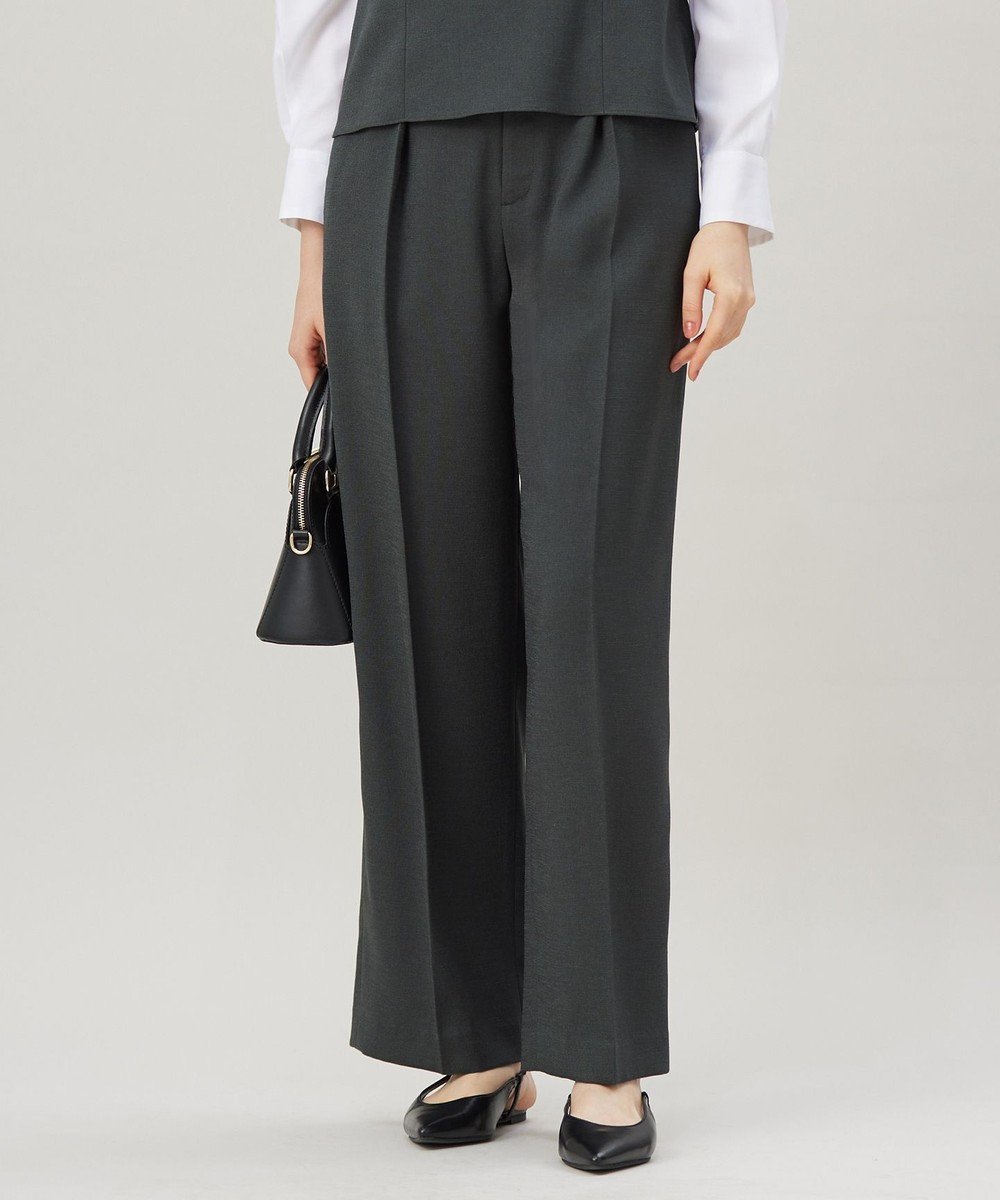 【自由区/JIYU-KU】の【セットアップ対応】リネンライクシンセティックワイドストレート パンツ インテリア・キッズ・メンズ・レディースファッション・服の通販 founy(ファニー) ファッション Fashion レディースファッション Fashion for Women セットアップ Matching Sets レディースパンツ・ボトムス Pants & Trousers / Bottoms 春 Spring ジャケット Jacket, Outerwear ストレッチ Stretch, Stretchy Fabric ストレート Straight, Straight Cut セットアップ Set-Up, Coordinated Outfit ビスチェ Bustier, Corset Top ワイド Wide, Wide Fit S/S・春夏 SS, Spring/Summer, Warm Season おすすめ Recommended / Our Picks 夏 Summer スレート|ID: prp329100004846737 ipo3291000000035664479