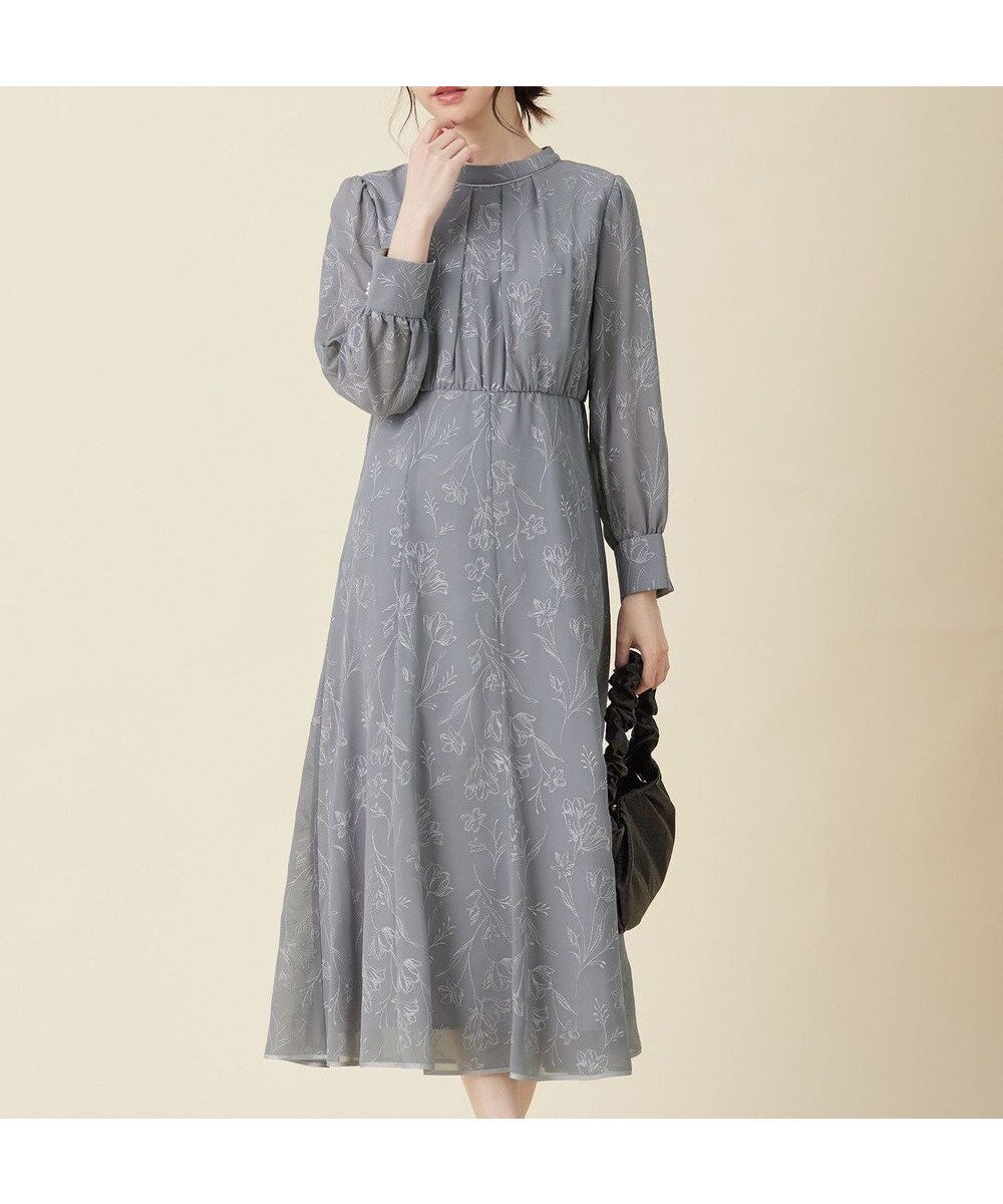 【エニィ スィス/any SiS】の【Lily Calin】ラインエンブロイダリー ドレス 人気、トレンドファッション・服の通販 founy(ファニー) ファッション Fashion レディースファッション Fashion for Women ワンピース Dresses フォーマル・パーティードレス・結婚式用ドレス Elegant & Casual Dresses クラシック Classic, Timeless Style サテン Satin, Glossy Fabric シアー Sheer, See-Through シフォン Chiffon, Lightweight Fabric ジョーゼット Georgette, Semi-Sheer Fabric ストッキング Stockings, Sheer Tights タイツ Tights, Legwear ドレス Dress, One-Piece 人気 Popular, Best Seller バランス Balance, Style Balance フラワー Flower, Floral ブライト Bright, Shiny 羽織 Haori, Light Jacket A/W・秋冬 Autumn/Winter エレガント 上品 Elegant 新作・新入荷 New Arrivals / New In other-1|ID: prp329100004846743 ipo3291000000036255269