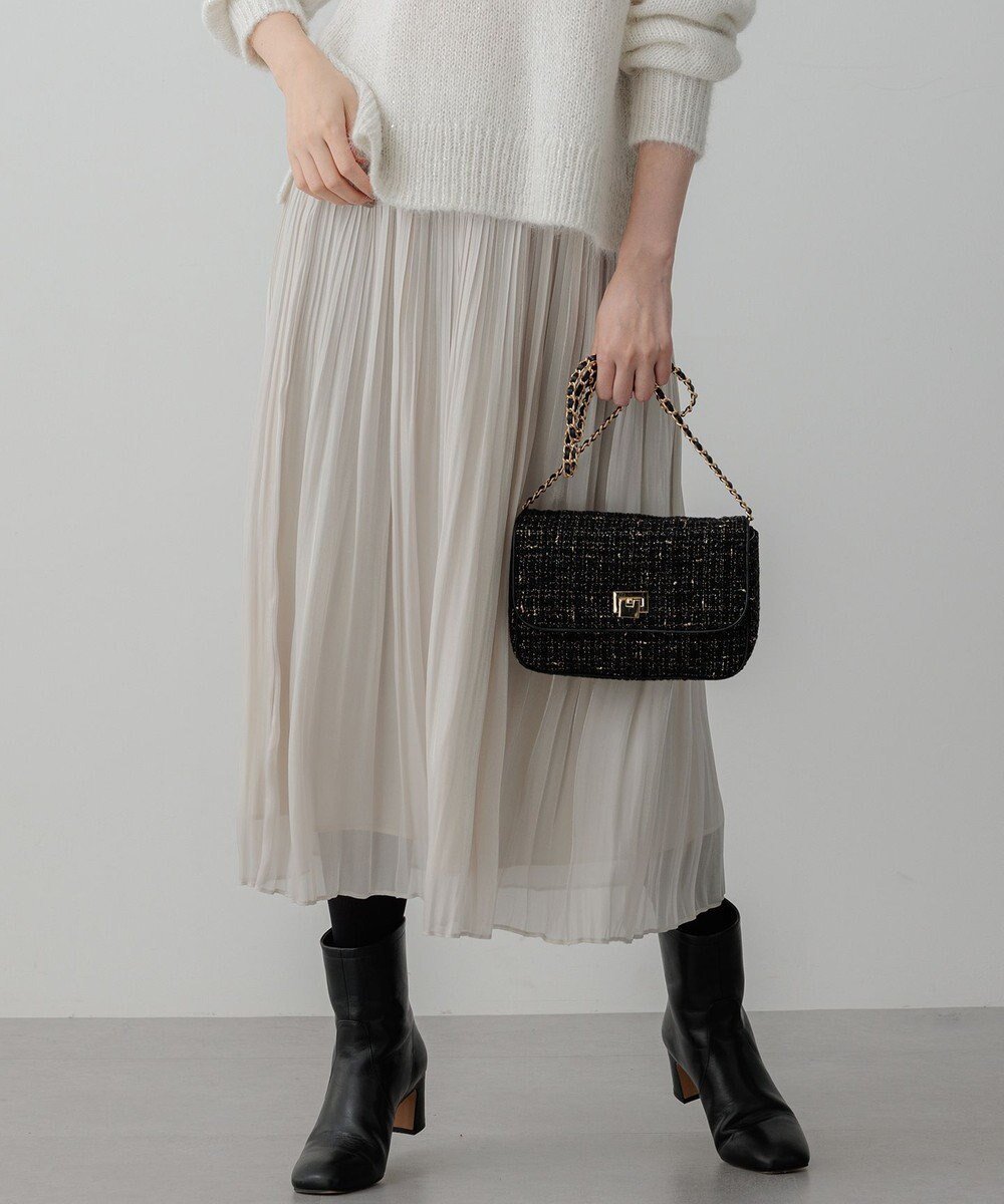 【23区/NIJYUSANKU】の【洗える】シャイニープリーツ スカート インテリア・キッズ・メンズ・レディースファッション・服の通販 founy(ファニー) 　ファッション　Fashion　レディースファッション　Fashion for Women　スカート　Skirts　プリーツスカート / 上品フェミニンスタイル　Pleated Skirts　シャイニー　Shiny, Glossy Finish　セレモニー　Ceremony　トレンド　Trend, Trending Now　フレア　Flare, Flared　プリーツ　Pleats, Pleated　夏　Summer　S/S・春夏　SS, Spring/Summer, Warm Season　洗える　Machine Washable　A/W・秋冬　Autumn/Winter　ベージュ系|ID: prp329100004846748 ipo3291000000035767874