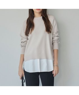 【アイシービー/iCB】の【洗える】 クロスコンビ ニットプルオーバー 人気、トレンドファッション・服の通販 founy(ファニー) ファッション Fashion レディースファッション Fashion for Women トップス・カットソー Cut & Sew Tops ニット Knit Tops & Sweaters カジュアルプルオーバー・ニットトップス Pullovers & Knit Tops / Casual Pullovers インナー Innerwear 春 Spring 洗える Machine Washable コンパクト Compact, Small Size コンビ Combo, Combination Style ジャケット Jacket, Outerwear スタイリッシュ Stylish, Fashionable ストレッチ Stretch, Stretchy Fabric セーター Sweater, Knitwear ツイル Twist, Twisted Detail ドッキング Docking, Mixed Material ワイド Wide, Wide Fit S/S・春夏 SS, Spring/Summer, Warm Season 夏 Summer 2024年 2024 2024春夏・S/S Spring/Summer 2024 SS24 |ID:prp329100004846762