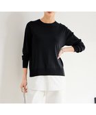 【アイシービー/iCB】の【洗える】 クロスコンビ ニットプルオーバー 人気、トレンドファッション・服の通販 founy(ファニー) ファッション Fashion レディースファッション Fashion for Women トップス・カットソー Cut & Sew Tops ニット Knit Tops & Sweaters カジュアルプルオーバー・ニットトップス Pullovers & Knit Tops / Casual Pullovers インナー Innerwear 春 Spring 洗える Machine Washable コンパクト Compact, Small Size コンビ Combo, Combination Style ジャケット Jacket, Outerwear スタイリッシュ Stylish, Fashionable ストレッチ Stretch, Stretchy Fabric セーター Sweater, Knitwear ツイル Twist, Twisted Detail ドッキング Docking, Mixed Material ワイド Wide, Wide Fit S/S・春夏 SS, Spring/Summer, Warm Season 夏 Summer 2024年 2024 2024春夏・S/S Spring/Summer 2024 SS24 thumbnail ブラック系|ID: prp329100004846762 ipo3291000000035386313