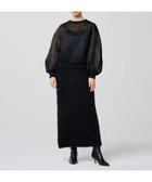 【アンクレイヴ/uncrave】のヘアリー ラメ ニット スカート(uncrave WHITE) メタルブラック|ID: prp329100004846767 ipo3291000000035642869