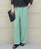【自由区/JIYU-KU】の【SHIHOさんコラボ・洗える】バックサテンジョーゼットワイド パンツ フロスティグリーン|ID: prp329100004846771 ipo3291000000035676908
