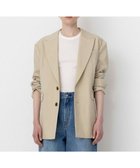 【ネイヴ/NAVE】の【Nave・セットアップ可】ウールポリエステルツイルジャケット ベージュ系|ID: prp329100004846775 ipo3291000000035387691