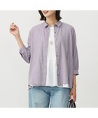 【ジェイ プレス/J.PRESS】の【洗える】ウォッシャブルキュプラツイル シャツ パープルチェック系|ID: prp329100004846787 ipo3291000000035617234