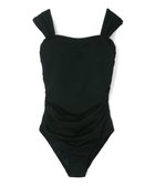 【三愛水着楽園/San-ai Resort】の【SALE】インポートファブリック ワンピース水着 人気、トレンドファッション・服の通販 founy(ファニー) ファッション Fashion レディースファッション Fashion for Women 水着 Swimwear レディース水着・ビーチウェア Swimwear & Beachwear なめらか Smooth, Silky Texture アンダー Underwear Essentials ギャザー Gathered, Ruffled バランス Balance, Style Balance ビーチ Beach, Seaside ポケット Pocket, Pocket Detail ラップ Wrap, Wrap Design リラックス Relax, Relaxed Fit レース Lace, Lace Fabric ワイヤー Wire, Wired Bra 夏 Summer S/S・春夏 SS, Spring/Summer, Warm Season 水着 Swimsuit, Swimwear A/W・秋冬 Autumn/Winter thumbnail ブラック|ID: prp329100004846832 ipo3291000000035390236