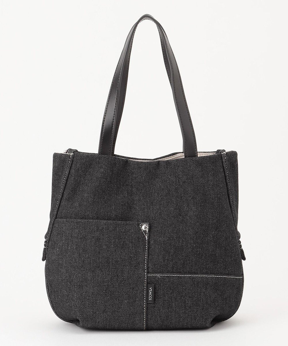 【イザック/Y'SACCS】のデニムトートバッグ Sサイズ インテリア・キッズ・メンズ・レディースファッション・服の通販 founy(ファニー) ファッション Fashion レディースファッション Fashion for Women バッグ Bags シンプル Simple, Minimal スマート Smart, Elegant デニム Denim, Jeans Material ポケット Pocket, Pocket Detail ネイビー|ID: prp329100004846833 ipo3291000000035989948