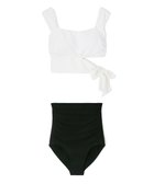 【三愛水着楽園/San-ai Resort】の【SALE】【ナチュラルシェイプスイム ライト】ノンワイヤービキニ 9M ホワイト×ブラック|ID: prp329100004846842 ipo3291000000035671314