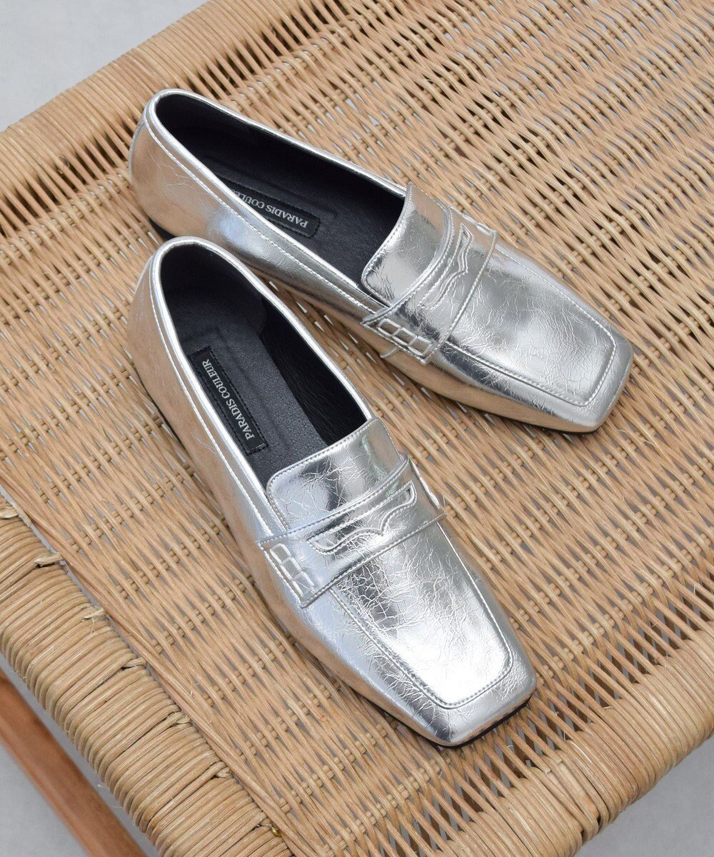 【ブリジット バーキン/Bridget Birkin】の【PARADIS COULEUR】スクエアトウフラットローファー 人気、トレンドファッション・服の通販 founy(ファニー) 　ファッション　Fashion　レディースファッション　Fashion for Women　シューズ　Shoes, Footwear　シンプル　Simple, Minimal　トレンド　Trend, Trending Now　ドレス　Dress, One-Piece　ビジネス 仕事 通勤　Business / Work / Commuting　軽量　Lightweight, Ultra Light　 other-1|ID: prp329100004846852 ipo3291000000035390984