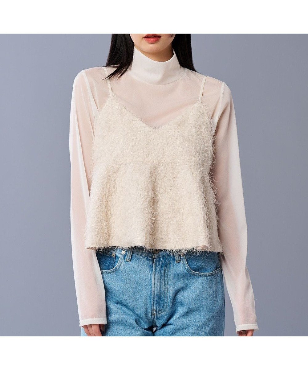 【アンクレイヴ/uncrave】の【手洗い可】フリンジ ジャガード ビスチェ(uncrave STANDARD) インテリア・キッズ・メンズ・レディースファッション・服の通販 founy(ファニー) 　ファッション　Fashion　レディースファッション　Fashion for Women　トップス・カットソー　Cut & Sew Tops　シャツ・ブラウス・オフィスカジュアル　Elegant Blouses & Button-Ups　ビスチェ　Bustiers & Corset Tops / Layered Bustier Style　ウォーム　Warm Fabric　春　Spring　カットソー　Cut and Sewn Top　セットアップ　Set-Up, Coordinated Outfit　ビスチェ　Bustier, Corset Top　フリンジ　Fringe, Tassel　フレア　Flare, Flared　ペプラム　Peplum, Flared Hem　ラップ　Wrap, Wrap Design　A/W・秋冬　Autumn/Winter　S/S・春夏　SS, Spring/Summer, Warm Season　おすすめ　Recommended / Our Picks　夏　Summer　エクリュ|ID: prp329100004846883 ipo3291000000035392593