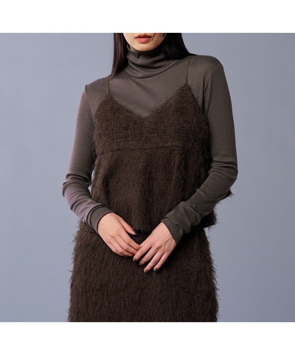 【アンクレイヴ/uncrave】の【手洗い可】フリンジ ジャガード ビスチェ(uncrave STANDARD) インテリア・キッズ・メンズ・レディースファッション・服の通販 founy(ファニー) 　ファッション　Fashion　レディースファッション　Fashion for Women　トップス・カットソー　Cut & Sew Tops　シャツ・ブラウス・オフィスカジュアル　Elegant Blouses & Button-Ups　ビスチェ　Bustiers & Corset Tops / Layered Bustier Style　ウォーム　Warm Fabric　春　Spring　カットソー　Cut and Sewn Top　セットアップ　Set-Up, Coordinated Outfit　ビスチェ　Bustier, Corset Top　フリンジ　Fringe, Tassel　フレア　Flare, Flared　ペプラム　Peplum, Flared Hem　ラップ　Wrap, Wrap Design　A/W・秋冬　Autumn/Winter　S/S・春夏　SS, Spring/Summer, Warm Season　おすすめ　Recommended / Our Picks　夏　Summer　ブラウン|ID: prp329100004846883 ipo3291000000035392595