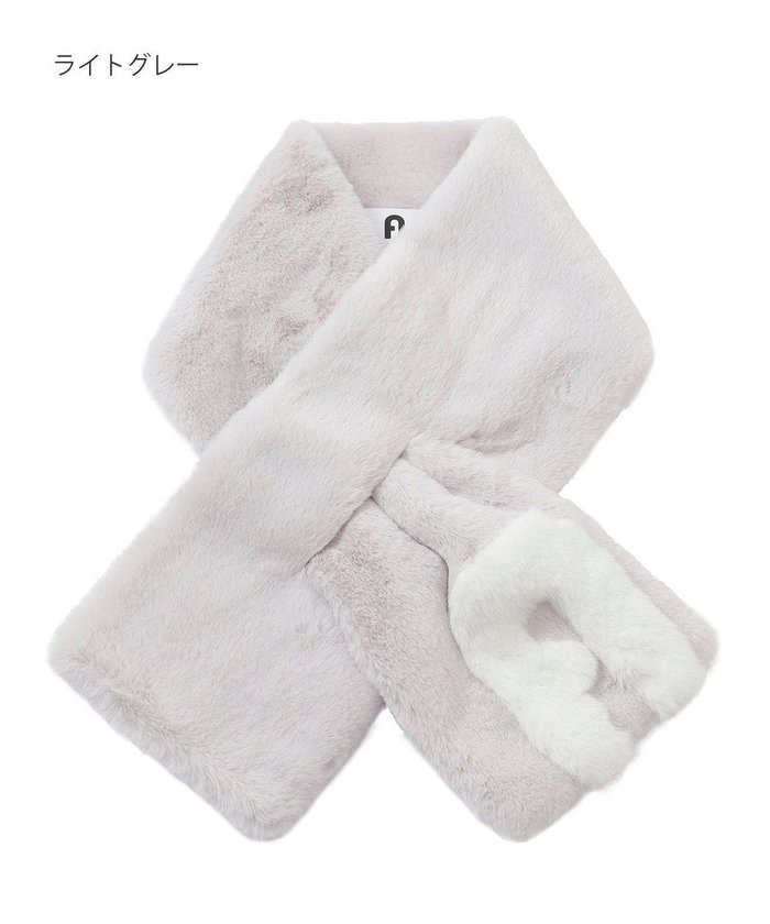 【ムーンバット/MOONBAT】のFURLA バイカラーロゴフェイクファーマフラー インテリア・キッズ・メンズ・レディースファッション・服の通販 founy(ファニー) https://founy.com/ ファッション Fashion レディースファッション Fashion for Women マフラー・スヌード / 冬小物の定番 Scarves & Mufflers イタリア Italy エレガント 上品 Elegant コレクション Collection, Seasonal Line スヌード Snood, Infinity Scarf タオル Towel, Bath Towel パターン Pattern, Design Print フェイクファー Faux Fur, Imitation Fur マフラー Scarf, Muffler モノトーン Monotone, Black and White A/W・秋冬 Autumn/Winter |ID: prp329100004846890 ipo3291000000035713025