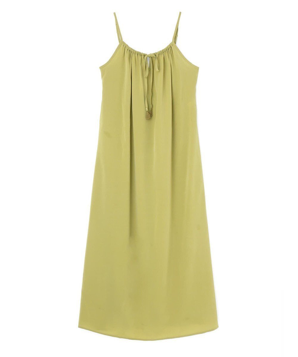 【三愛水着楽園/San-ai Resort】の【SALE】マキシワンピース M 【Coral veil(コーラルヴェール)】 インテリア・キッズ・メンズ・レディースファッション・服の通販 founy(ファニー) 　ファッション　Fashion　レディースファッション　Fashion for Women　水着　Swimwear　レディース水着・ビーチウェア　Swimwear & Beachwear　おすすめ　Recommended / Our Picks　ギャザー　Gathered, Ruffled　サテン　Satin, Glossy Fabric　ビーチ　Beach, Seaside　マキシ　Maxi, Full Length　リゾート　Resort, Vacation Style　リラックス　Relax, Relaxed Fit　夏　Summer　S/S・春夏　SS, Spring/Summer, Warm Season　水着　Swimsuit, Swimwear　A/W・秋冬　Autumn/Winter　イエロー|ID: prp329100004846891 ipo3291000000035728413