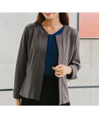 【ティアクラッセ/Tiaclasse】の【洗える】ソフトダンボールジャケット 人気、トレンドファッション・服の通販 founy(ファニー) ファッション Fashion レディースファッション Fashion for Women アウター Coat / Outerwear Collection レディースジャケット・軽アウター Jackets ノーカラージャケット / シンプル上品コーデ Collarless Jackets アクセサリー Fashion Accessories ウォッシャブル Machine Washable 洗える Machine Washable カッティング Cutting Detail コンパクト Compact, Small Size シューズ Shoes, Footwear シルバー Silver, Metallic Silver ジャケット Jacket, Outerwear ストレッチ Stretch, Stretchy Fabric スリット Slit, Slit Detail とろみ Fluid, Flowy Fabric フェミニン Feminine, Girly ポケット Pocket, Pocket Detail ラウンド Round, Round Neck A/W・秋冬 Autumn/Winter 再入荷 Restock / Back in Stock エレガント 上品 Elegant 新作・新入荷 New Arrivals / New In thumbnail チャコールグレー|ID: prp329100004846903 ipo3291000000035646993