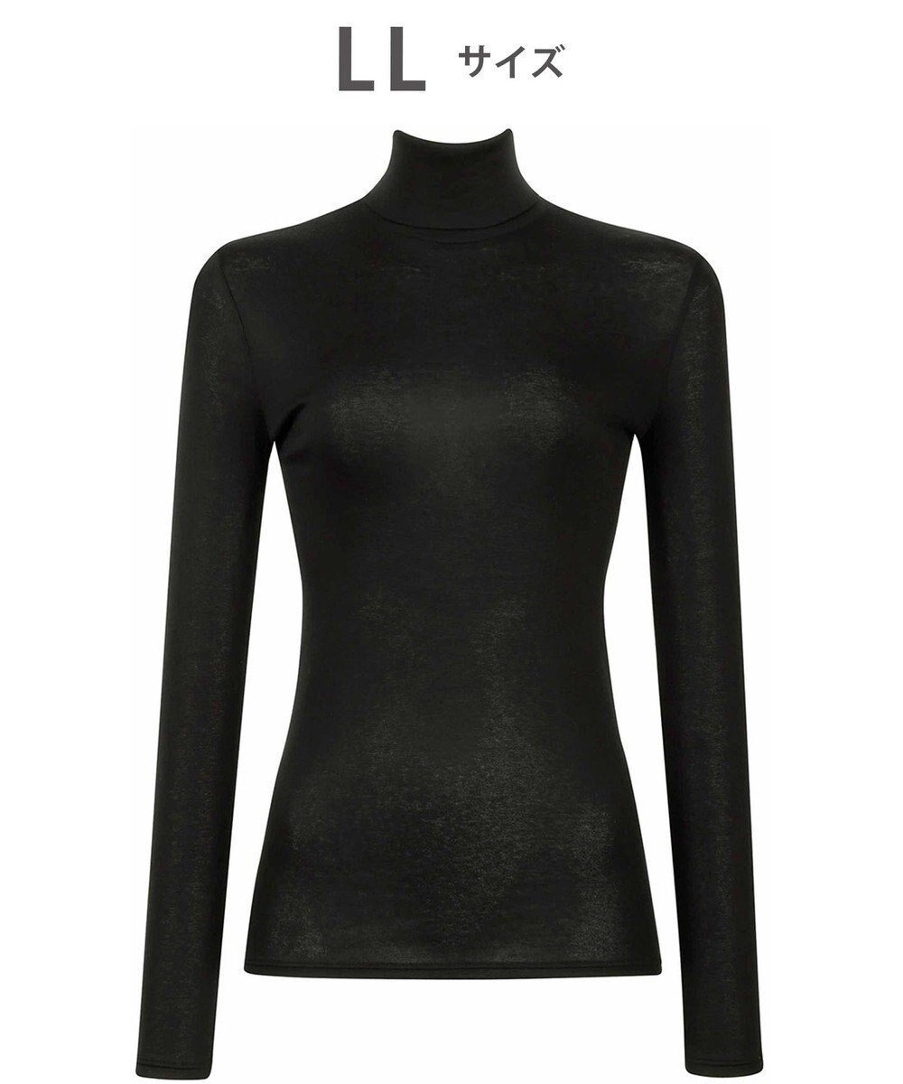 【ワコール/WACOAL】のあったかインナー 肌あたりがやさしい あたたかい 長袖 アウタータイプ レディース CLD727 /ワコール インテリア・キッズ・メンズ・レディースファッション・服の通販 founy(ファニー) 　ファッション　Fashion　レディースファッション　Fashion for Women　アウター　Coat / Outerwear Collection　トップス・カットソー　Cut & Sew Tops　ニット　Knit Tops & Sweaters　アクリル　Acrylic Material　アンダー　Underwear Essentials　インナー　Innerwear　ベーシック　Basic, Essential　無地　Plain, Solid Color　A/W・秋冬　Autumn/Winter　長袖　Long Sleeve, Full Sleeve　ブラック|ID: prp329100004846904 ipo3291000000035642519