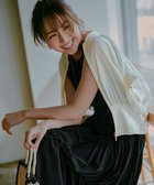 【エニィ スィス/any SiS】の【洗える】シアージレ ブルゾン アイボリー|ID: prp329100004846916 ipo3291000000035847096