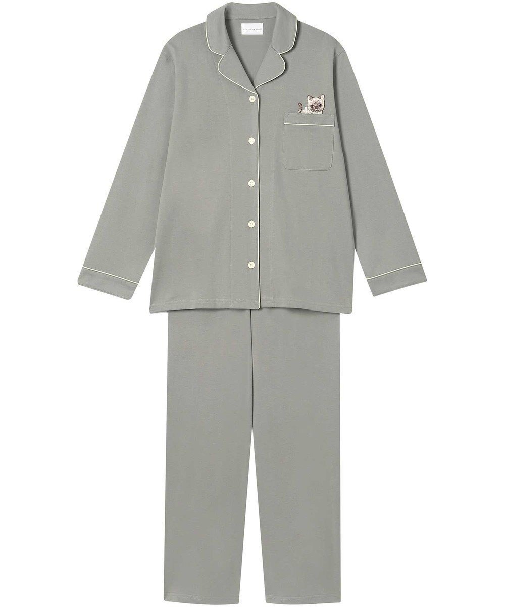 【ウンナナクール/une nana cool】の【綿100%】 魔女の猫パジャマ インテリア・キッズ・メンズ・レディースファッション・服の通販 founy(ファニー) ファッション Fashion レディースファッション Fashion for Women ネコ Cat, Feline Motif 猫 Cat, Kitty パイピング Piping, Trim Design パジャマ Pajamas, Sleepwear ポケット Pocket, Pocket Detail リラックス Relax, Relaxed Fit ワイヤー Wire, Wired Bra おすすめ Recommended / Our Picks GY|ID: prp329100004846919 ipo3291000000036287800