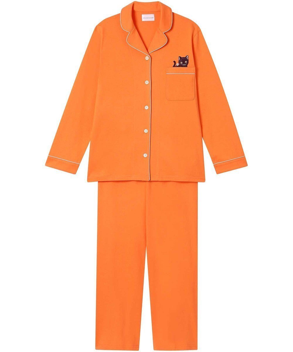 【ウンナナクール/une nana cool】の【綿100%】 魔女の猫パジャマ インテリア・キッズ・メンズ・レディースファッション・服の通販 founy(ファニー) ファッション Fashion レディースファッション Fashion for Women ネコ Cat, Feline Motif 猫 Cat, Kitty パイピング Piping, Trim Design パジャマ Pajamas, Sleepwear ポケット Pocket, Pocket Detail リラックス Relax, Relaxed Fit ワイヤー Wire, Wired Bra おすすめ Recommended / Our Picks OR|ID: prp329100004846919 ipo3291000000036287802