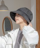 【ムーンバット/MOONBAT】の【UVカット/遮光100%/接触冷感】洗えるスウェットキャスケット 軽量/手洗いOK/サイズ調整可能/ポケッタブル ブラック|ID: prp329100004846935 ipo3291000000035520988