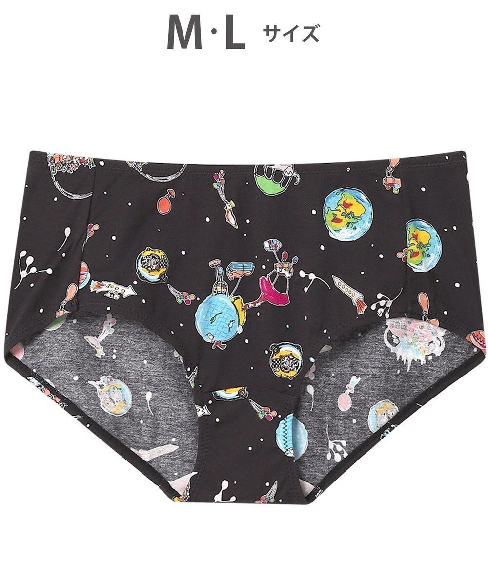 【ツモリチサト スリープ/tsumori chisato SLEEP】のツモリチサト ショーツ 綿混(身生地) レディース UPX541 /ワコール インテリア・キッズ・メンズ・レディースファッション・服の通販 founy(ファニー) 　ファッション　Fashion　レディースファッション　Fashion for Women　ショーツ　Shorts, Short Pants　ストレッチ　Stretch, Stretchy Fabric　パジャマ　Pajamas, Sleepwear　ブラック|ID: prp329100004846942 ipo3291000000036114043