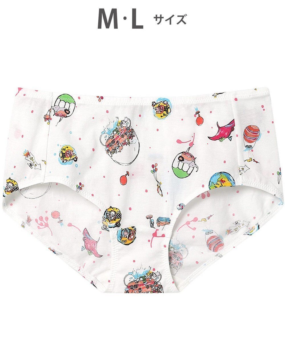 【ツモリチサト スリープ/tsumori chisato SLEEP】のツモリチサト ショーツ 綿混(身生地) レディース UPX541 /ワコール インテリア・キッズ・メンズ・レディースファッション・服の通販 founy(ファニー) 　ファッション　Fashion　レディースファッション　Fashion for Women　ショーツ　Shorts, Short Pants　ストレッチ　Stretch, Stretchy Fabric　パジャマ　Pajamas, Sleepwear　アイボリー|ID: prp329100004846942 ipo3291000000036114045