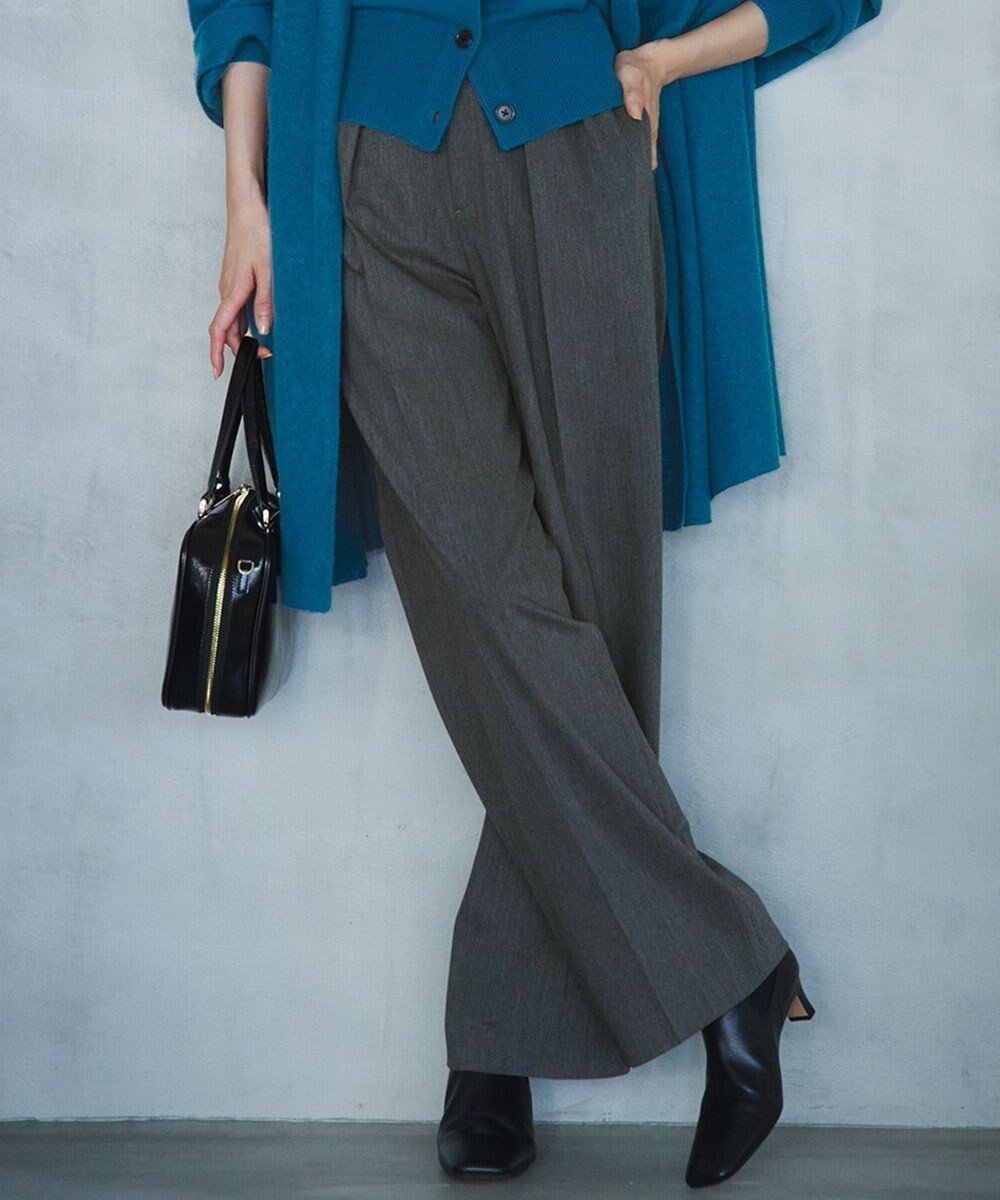 【23区/NIJYUSANKU】の【CLASSY.11月号掲載/洗える】ドライ2WAYストレッチ ワイドパンツ インテリア・キッズ・メンズ・レディースファッション・服の通販 founy(ファニー) 雑誌掲載アイテム Magazine Picks & Fashion Features ファッション雑誌 Fashion Magazines クラッシィ CLASSY. ファッション Fashion レディースファッション Fashion for Women パンツ Pants & Trousers 洗える Machine Washable 吸水 Absorbent, Quick-Dry 11月号 November Issue サロペット Overalls, Salopette ストレッチ Stretch, Stretchy Fabric 雑誌 Magazine, Fashion Magazine チェック Check, Plaid, Tartan トレンド Trend, Trending Now 定番 Standard, Basic Item フロント Front, Front Design ベーシック Basic, Essential ボトム Bottoms, Lower Wear ワイド Wide, Wide Fit A/W・秋冬 Autumn/Winter 夏 Summer 2024年 2024 2024-2025秋冬・A/W Autumn/Winter 2024–25 AW24–25 グレー系|ID: prp329100004846974 ipo3291000000035397074