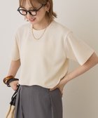 【アメリカンホリック/AMERICAN HOLIC】のジョーゼット半袖プルオーバー 人気、トレンドファッション・服の通販 founy(ファニー) ファッション Fashion レディースファッション Fashion for Women トップス・カットソー Cut & Sew Tops シャツ・ブラウス・オフィスカジュアル Elegant Blouses & Button-Ups ロングTシャツ・Tシャツ Longline T-Shirts & Tees カジュアルプルオーバー・ニットトップス Pullovers & Knit Tops / Casual Pullovers カットソー・ベーシックTシャツ Cut-and-Sewn Tops / Stretch Tees & Basics おすすめ Recommended / Our Picks カットソー Cut and Sewn Top シンプル Simple, Minimal ジョーゼット Georgette, Semi-Sheer Fabric トレンド Trend, Trending Now ベーシック Basic, Essential エレガント 上品 Elegant ビジネス 仕事 通勤 Business / Work / Commuting 半袖 Short Sleeve, Half Sleeve 夏 Summer 春 Spring S/S・春夏 SS, Spring/Summer, Warm Season thumbnail Ivory|ID: prp329100004846984 ipo3291000000035774450