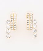 【組曲/KUMIKYOKU】のラインドビジュー イヤリング ゴールド系|ID: prp329100004847005 ipo3291000000035397282