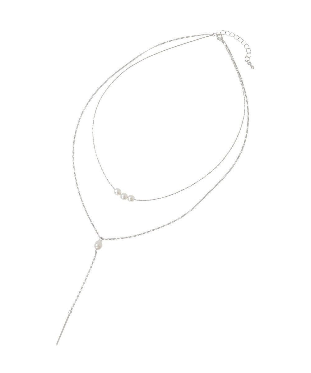 【グリーンパークス/Green Parks】のY字2連ネックレス 人気、トレンドファッション・服の通販 founy(ファニー) 　ファッション　Fashion　レディースファッション　Fashion for Women　ジュエリー　Jewelry　ネックレス　Necklaces & Pendants　おすすめ　Recommended / Our Picks　アクセサリー　Fashion Accessories　スタイリッシュ　Stylish, Fashionable　チェーン　Chain, Chain Strap　ネックレス　Necklace, Pendant Necklace　パール　Pearl, Pearl Accent　エレガント 上品　Elegant　 other-1|ID: prp329100004847017 ipo3291000000035521055