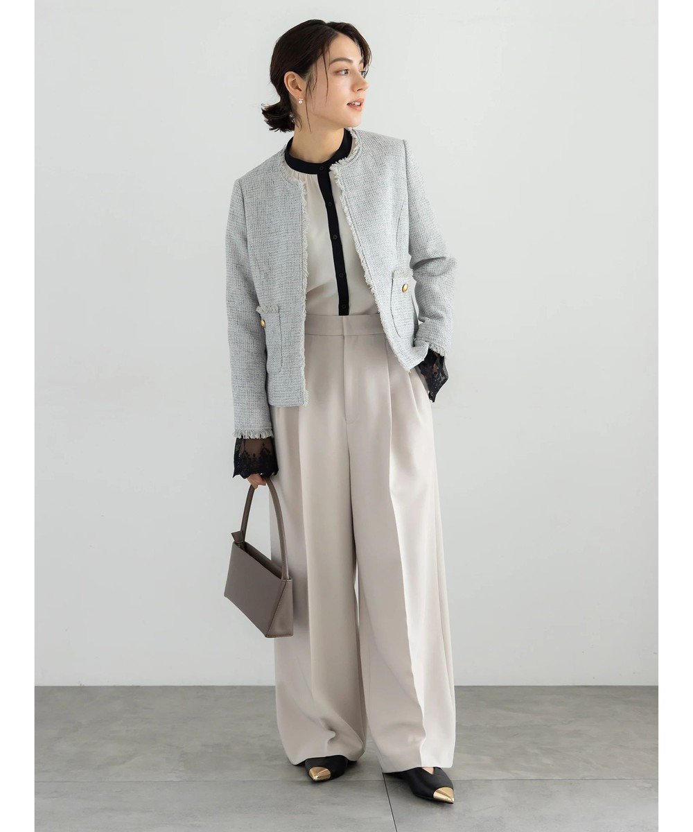 【テチチ/Te chichi】の【セレモニーアイテム】2タックワイドパンツ(セットアップ可) 人気、トレンドファッション・服の通販 founy(ファニー) 　ファッション　Fashion　レディースファッション　Fashion for Women　セットアップ　Matching Sets　レディースパンツ・ボトムス　Pants & Trousers / Bottoms　カットソー　Cut and Sewn Top　セットアップ　Set-Up, Coordinated Outfit　セレモニー　Ceremony　フロント　Front, Front Design　ワイド　Wide, Wide Fit　エレガント 上品　Elegant　夏　Summer　S/S・春夏　SS, Spring/Summer, Warm Season　A/W・秋冬　Autumn/Winter　 other-1|ID: prp329100004847023 ipo3291000000035589770