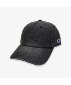 【林八百吉商店/HAYASHIYAOKICHI】のChampion デニムエンボスローキャップ ブラック|ID: prp329100004847026 ipo3291000000035397346