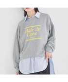 【アースミュージックアンドエコロジー/earth music&ecology】の【裏毛】アソートロゴウラケドロストプルオーバー Gray Mixture|ID: prp329100004847032 ipo3291000000035589832