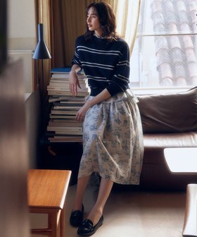 【組曲/KUMIKYOKU】のパリトワルドジュイ スカート 人気、トレンドファッション・服の通販 founy(ファニー) ファッション Fashion レディースファッション Fashion for Women スカート Skirts 春 Spring ギャザー Gathered, Ruffled シンプル Simple, Minimal セットアップ Set-Up, Coordinated Outfit フレア Flare, Flared プリント Print, Printed Pattern リラックス Relax, Relaxed Fit S/S・春夏 SS, Spring/Summer, Warm Season おすすめ Recommended / Our Picks 夏 Summer エレガント 上品 Elegant |ID:prp329100004847041