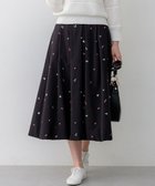 【組曲/KUMIKYOKU】の【WEB限定】ミニフラワーエンブロイダリー スカート ブラック系7|ID: prp329100004847043 ipo3291000000035650409