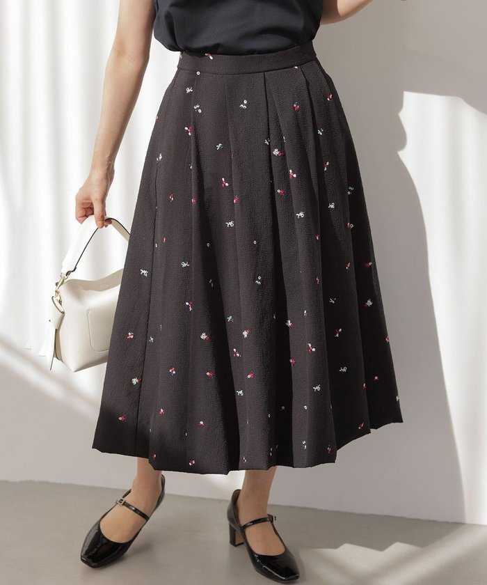 【組曲/KUMIKYOKU】の【WEB限定】ミニフラワーエンブロイダリー スカート インテリア・キッズ・メンズ・レディースファッション・服の通販 founy(ファニー) https://founy.com/ ファッション Fashion レディースファッション Fashion for Women スカート Skirts 春 Spring サッカー Seersucker, Summer Fabric セットアップ Set-Up, Coordinated Outfit トレンド Trend, Trending Now バルーン Balloon, Balloon Silhouette S/S・春夏 SS, Spring/Summer, Warm Season おすすめ Recommended / Our Picks 夏 Summer |ID: prp329100004847043 ipo3291000000035997038