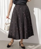 【組曲/KUMIKYOKU】の【WEB限定】ミニフラワーエンブロイダリー スカート ブラック系7|ID: prp329100004847043 ipo3291000000035997039