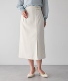 【イェッカ ヴェッカ/YECCA VECCA】のサイドベルトナロースカート Ivory|ID: prp329100004847058 ipo3291000000035397486