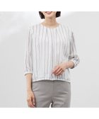 【ジェイ プレス/J.PRESS】の【洗える】ランダムストライプ シアー プルオーバー カットソー ホワイトストライプ系|ID: prp329100004847163 ipo3291000000035771348