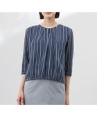 【ジェイ プレス/J.PRESS】の【洗える】ランダムストライプ シアー プルオーバー カットソー ネイビーストライプ系|ID: prp329100004847163 ipo3291000000035771352