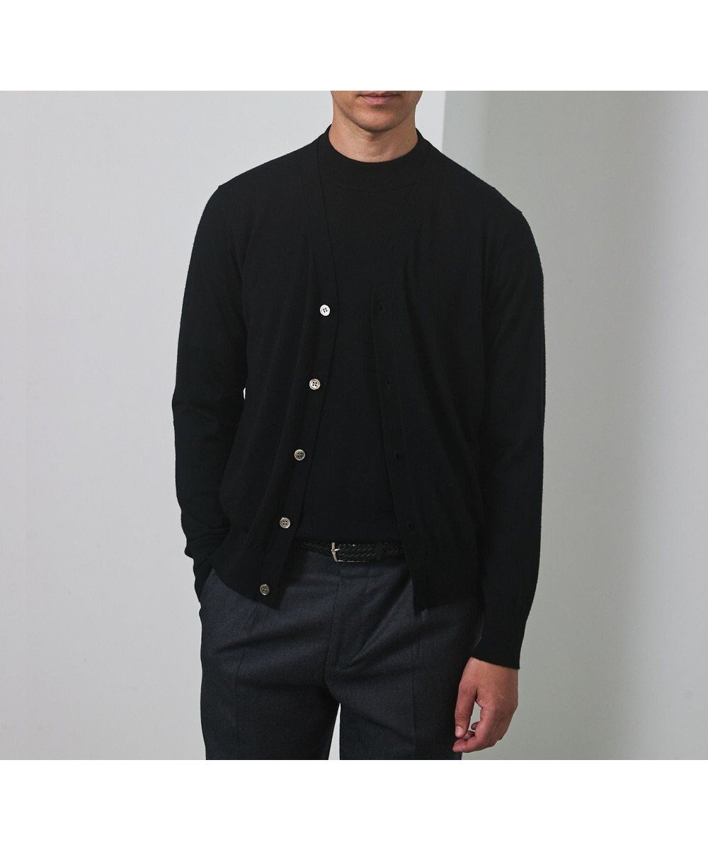 【五大陸/gotairiku / MEN】の体温調整に【洗える/チクチクしにくい/ピリングしにくい】イタリア糸 ハイゲージ カーディガン_WOOL100% インテリア・キッズ・メンズ・レディースファッション・服の通販 founy(ファニー) ファッション Fashion メンズファッション Fashion for Men トップス・カットソー Cut & Sew Tops ニット・セーター / 定番トップス Knit Tops & Sweaters カーディガン / 羽織り Cardigans イタリア Italy 洗える Machine Washable カーディガン Cardigan, Knitwear 抗菌 Antibacterial, Bacteria-Resistant 軽量 Lightweight, Ultra Light スタイリッシュ Stylish, Fashionable スマート Smart, Elegant スーツ Suit, Formalwear セーター Sweater, Knitwear タートルネック Turtleneck, High Neck ドレス Dress, One-Piece 人気 Popular, Best Seller パターン Pattern, Design Print フラット Flat, Flat Shoes ベーシック Basic, Essential ポロシャツ Polo Shirt, Collared Tee 半袖 Short Sleeve, Half Sleeve メンズ Men's, Menswear レギュラー Regular, Standard Fit 冬 Winter / This Winter A/W・秋冬 Autumn/Winter エレガント 上品 Elegant ビジネス 仕事 通勤 Business / Work / Commuting ブラック系|ID: prp329100004847203 ipo3291000000035533801