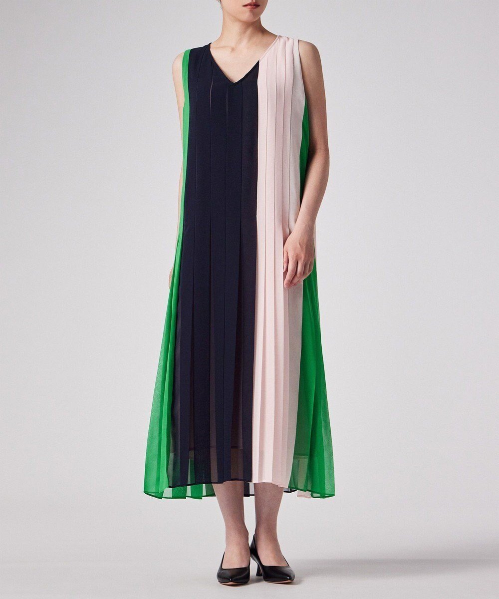 【ポール スミス/Paul Smith】のブロッキング プリーツ ワンピース 人気、トレンドファッション・服の通販 founy(ファニー) 　ファッション　Fashion　レディースファッション　Fashion for Women　ワンピース　Dresses　おすすめ　Recommended / Our Picks　シアー　Sheer, See-Through　ブロッキング　Color Blocking, Panel Design　プリーツ　Pleats, Pleated　夏　Summer　S/S・春夏　SS, Spring/Summer, Warm Season　A/W・秋冬　Autumn/Winter　 other-1|ID: prp329100004847228 ipo3291000000035403918