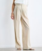 【ベイジ,/BEIGE,】の【洗える/接触冷感/速乾/UVケア対応・Precious 9月号掲載】BATEAU / イージーウエストサイドスリットタックパンツ Beige|ID: prp329100004847274 ipo3291000000035404290