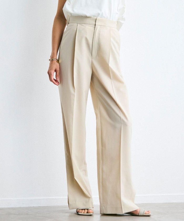 【ベイジ,/BEIGE,】の【洗える/接触冷感/速乾/UVケア対応・Precious 9月号掲載】BATEAU / イージーウエストサイドスリットタックパンツ インテリア・キッズ・メンズ・レディースファッション・服の通販 founy(ファニー) https://founy.com/ 雑誌掲載アイテム Magazine Picks & Fashion Features ファッション雑誌 Fashion Magazines プレシャス Precious ファッション Fashion レディースファッション Fashion for Women パンツ Pants & Trousers 春 Spring 洗える Machine Washable 9月号 September Issue 吸水 Absorbent, Quick-Dry ジャケット Jacket, Outerwear スリット Slit, Slit Detail 雑誌 Magazine, Fashion Magazine 人気 Popular, Best Seller ワイド Wide, Wide Fit A/W・秋冬 Autumn/Winter S/S・春夏 SS, Spring/Summer, Warm Season 夏 Summer ビジネス 仕事 通勤 Business / Work / Commuting |ID: prp329100004847274 ipo3291000000036176729