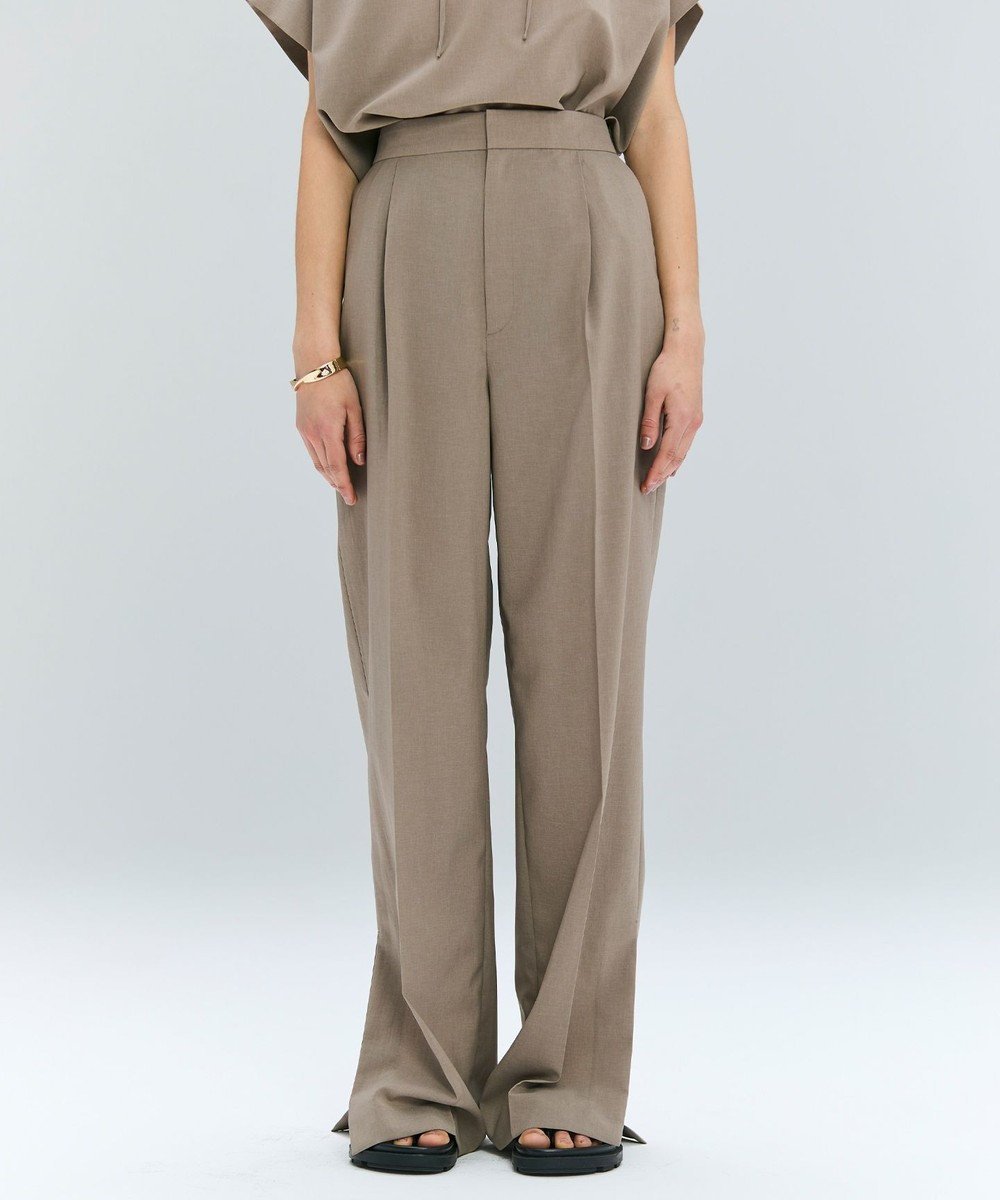 【ベイジ,/BEIGE,】の【洗える/接触冷感/速乾/UVケア対応・Precious 9月号掲載】BATEAU / イージーウエストサイドスリットタックパンツ インテリア・キッズ・メンズ・レディースファッション・服の通販 founy(ファニー) 　雑誌掲載アイテム　Magazine Picks & Fashion Features　ファッション雑誌　Fashion Magazines　プレシャス　Precious　ファッション　Fashion　レディースファッション　Fashion for Women　パンツ　Pants & Trousers　春　Spring　洗える　Machine Washable　9月号　September Issue　吸水　Absorbent, Quick-Dry　ジャケット　Jacket, Outerwear　スリット　Slit, Slit Detail　雑誌　Magazine, Fashion Magazine　人気　Popular, Best Seller　ワイド　Wide, Wide Fit　A/W・秋冬　Autumn/Winter　S/S・春夏　SS, Spring/Summer, Warm Season　夏　Summer　ビジネス 仕事 通勤　Business / Work / Commuting　Taupe|ID: prp329100004847274 ipo3291000000036176733