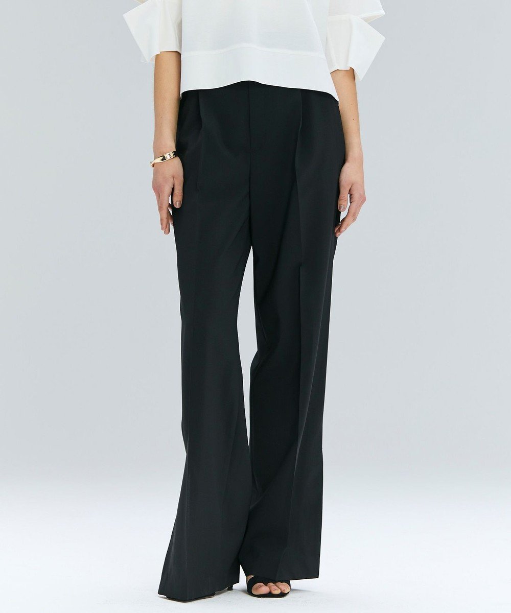 【ベイジ,/BEIGE,】の【洗える/接触冷感/速乾/UVケア対応・Precious 9月号掲載】BATEAU / イージーウエストサイドスリットタックパンツ インテリア・キッズ・メンズ・レディースファッション・服の通販 founy(ファニー) 　雑誌掲載アイテム　Magazine Picks & Fashion Features　ファッション雑誌　Fashion Magazines　プレシャス　Precious　ファッション　Fashion　レディースファッション　Fashion for Women　パンツ　Pants & Trousers　春　Spring　洗える　Machine Washable　9月号　September Issue　吸水　Absorbent, Quick-Dry　ジャケット　Jacket, Outerwear　スリット　Slit, Slit Detail　雑誌　Magazine, Fashion Magazine　人気　Popular, Best Seller　ワイド　Wide, Wide Fit　A/W・秋冬　Autumn/Winter　S/S・春夏　SS, Spring/Summer, Warm Season　夏　Summer　ビジネス 仕事 通勤　Business / Work / Commuting　Black|ID: prp329100004847274 ipo3291000000036176734