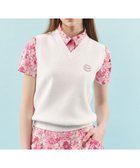 【23区 ゴルフ/NIJYUSANKU GOLF】の【WOMEN】【ウォッシャブル】ニット ベスト ホワイト系|ID: prp329100004847285 ipo3291000000035591585